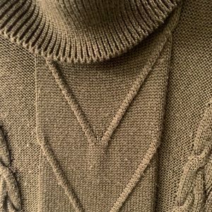 Dark Green Calvin Klein Sweater Dress